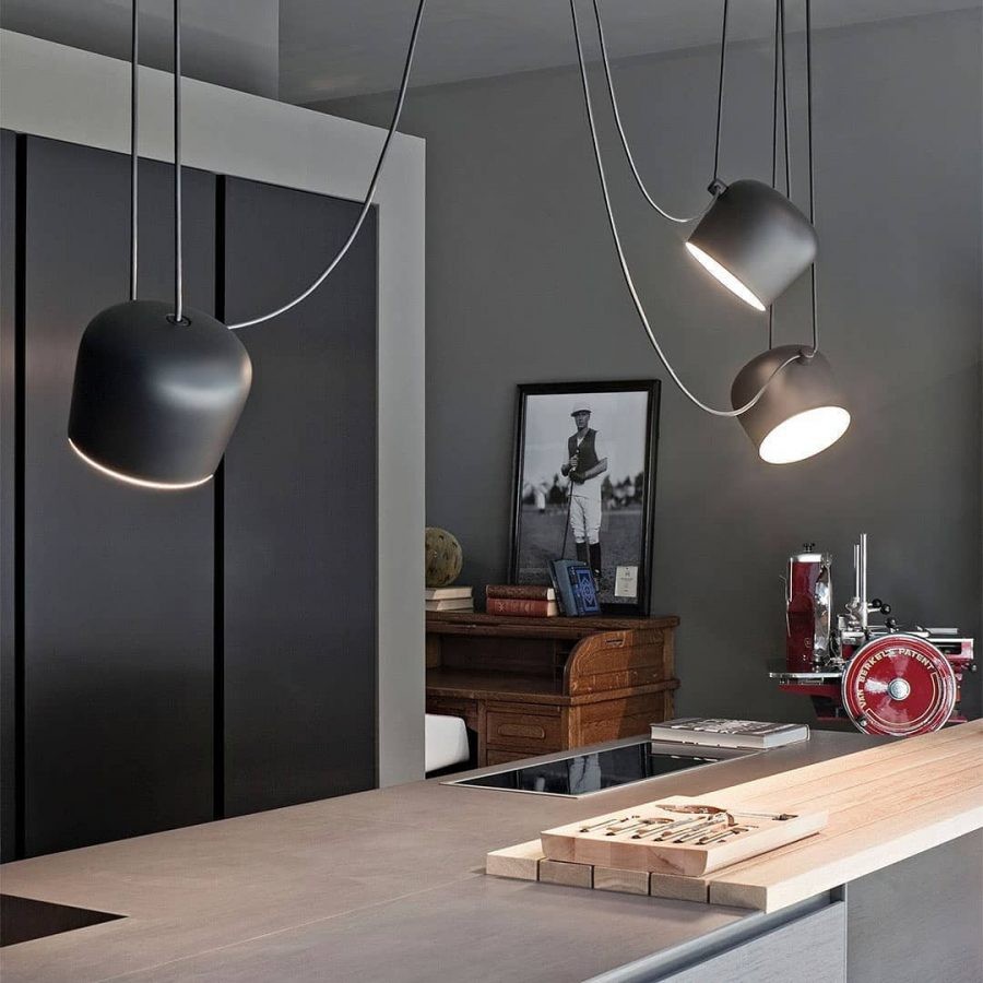 Minimalist Multi-Head Pendant Light Dimmable Version S173