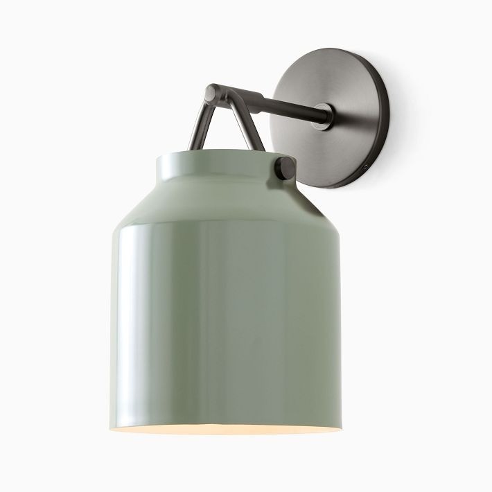 Hanton Modern Minimalist Brass and Glass Sconce – Damp Rated for Bathrooms T173