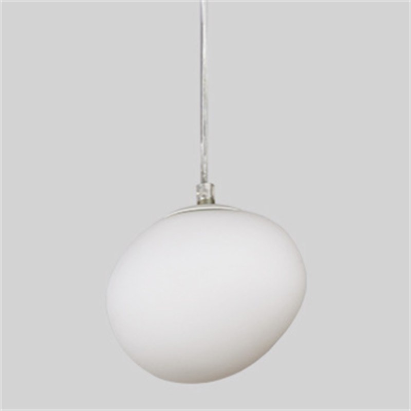 Stone Shape Opal Glass Pendant Light S05