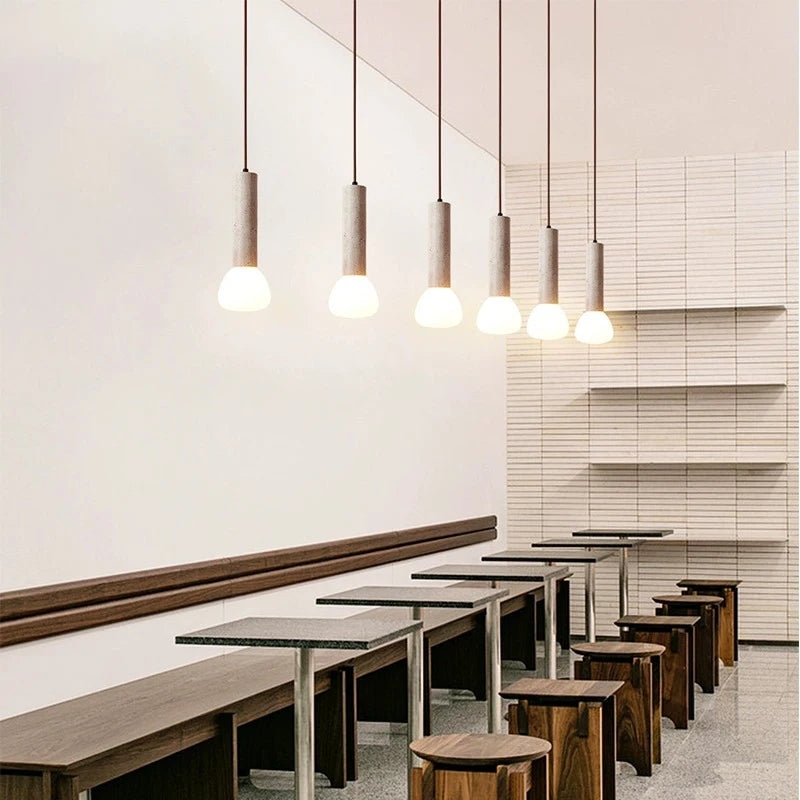 Elegant Travertine Cream Style Pendant Light D920