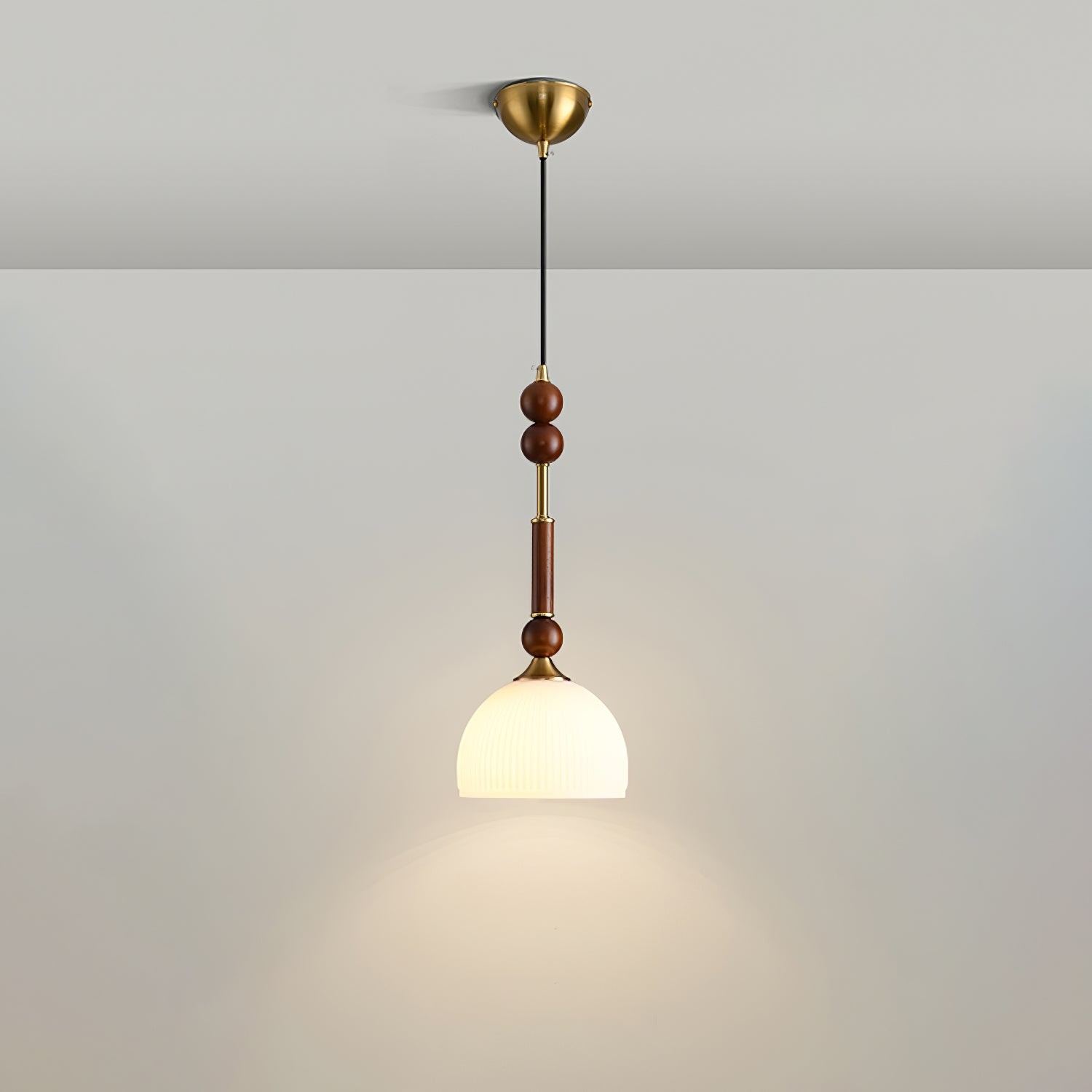 Retro Solid Wood Series Pendant Lamp M524