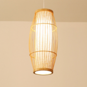 Alternative Design B CAGE Holzpendelleuchte Silhouette
