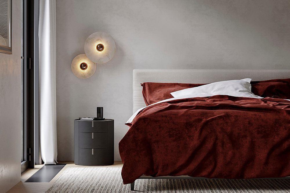 Creative Marble Round Wall Lamp M141