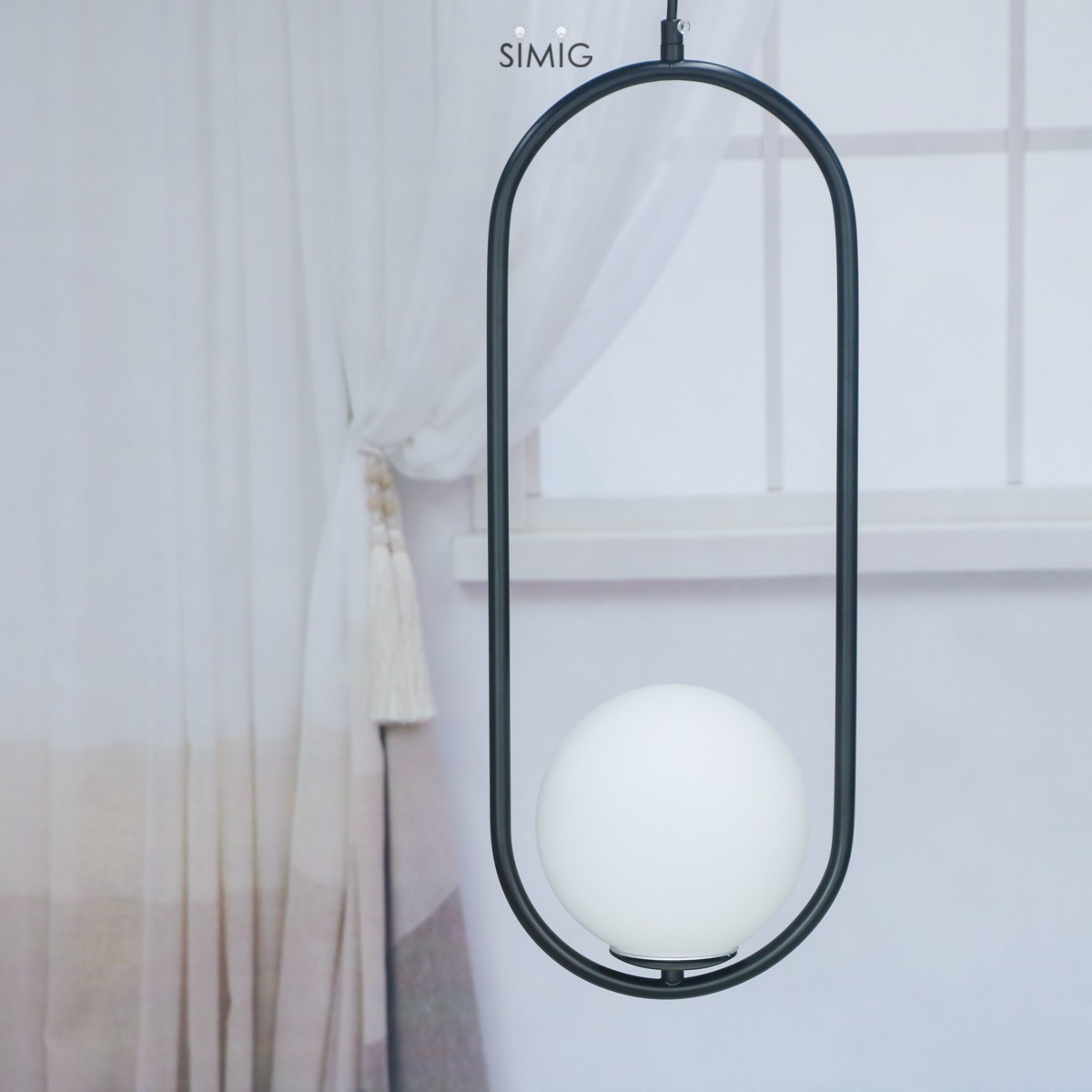 Modern Geometric Metal Pendant Light