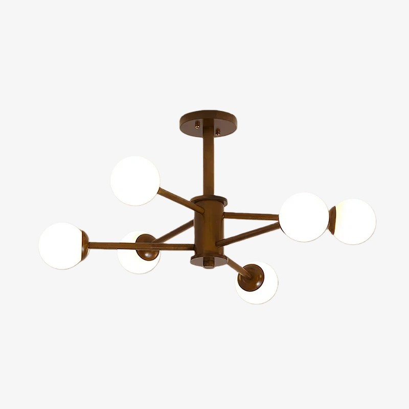 Orrise Molecular Design Ceiling Lamp - Artistic Branch Lighting Chandelier for Home Spaces T526