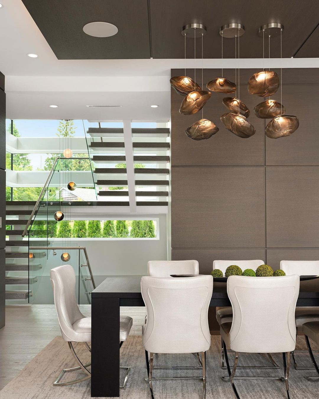 Multi-Head Irregular Glass Bubble Chandelier M180