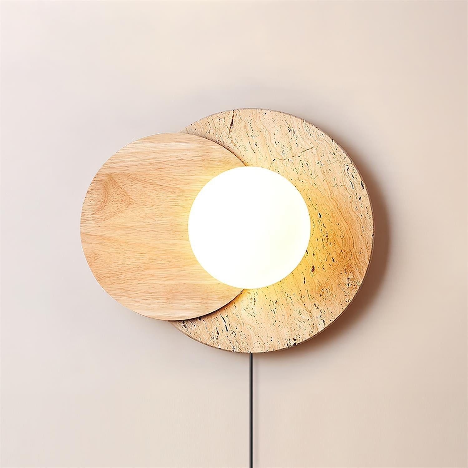 Wabi-sabi Eclipse Plug-In Wall Lamp M542