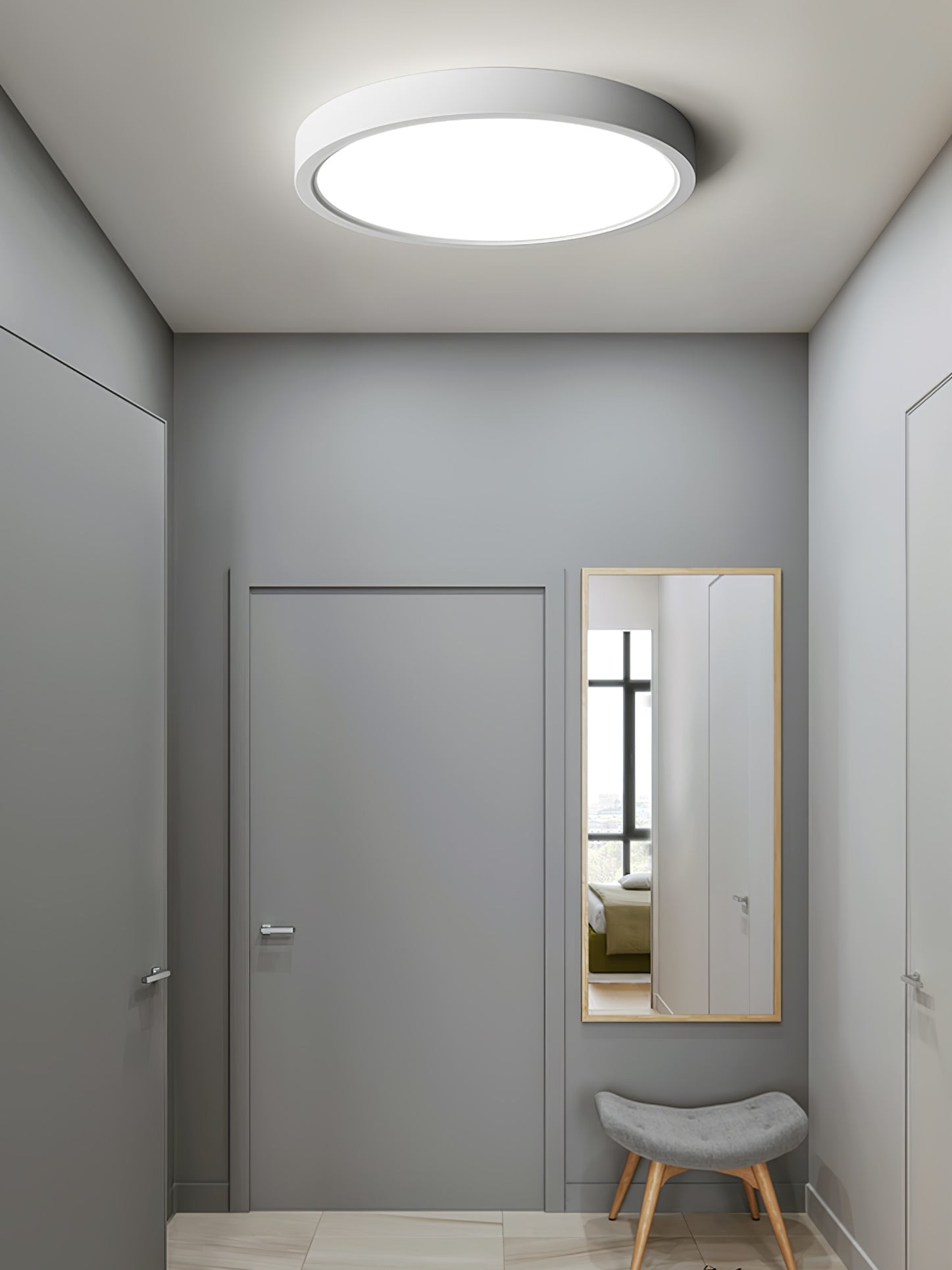 Minimalist Modern Round Acrylic Ceiling Light For Bedroom M498