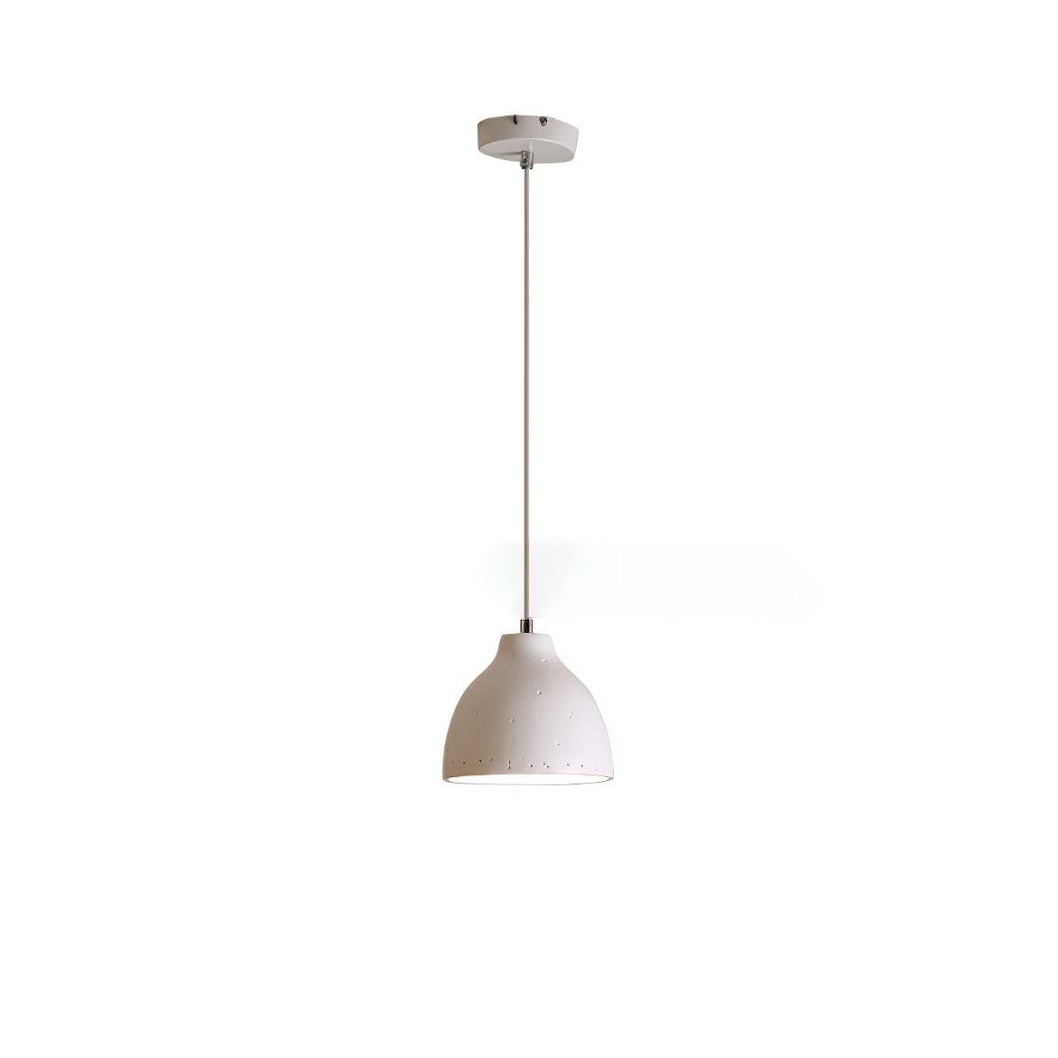 Modern Minimalist Industrial Resin Bowl LED Pendant Light M433