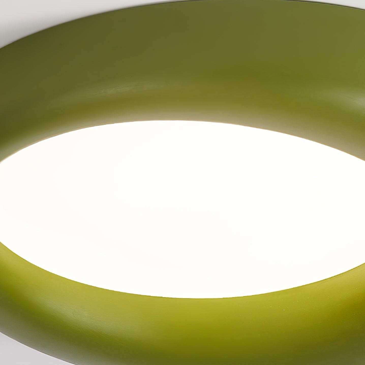 Center Offset Concentric Circle Acrylic Ceiling Lamp M413
