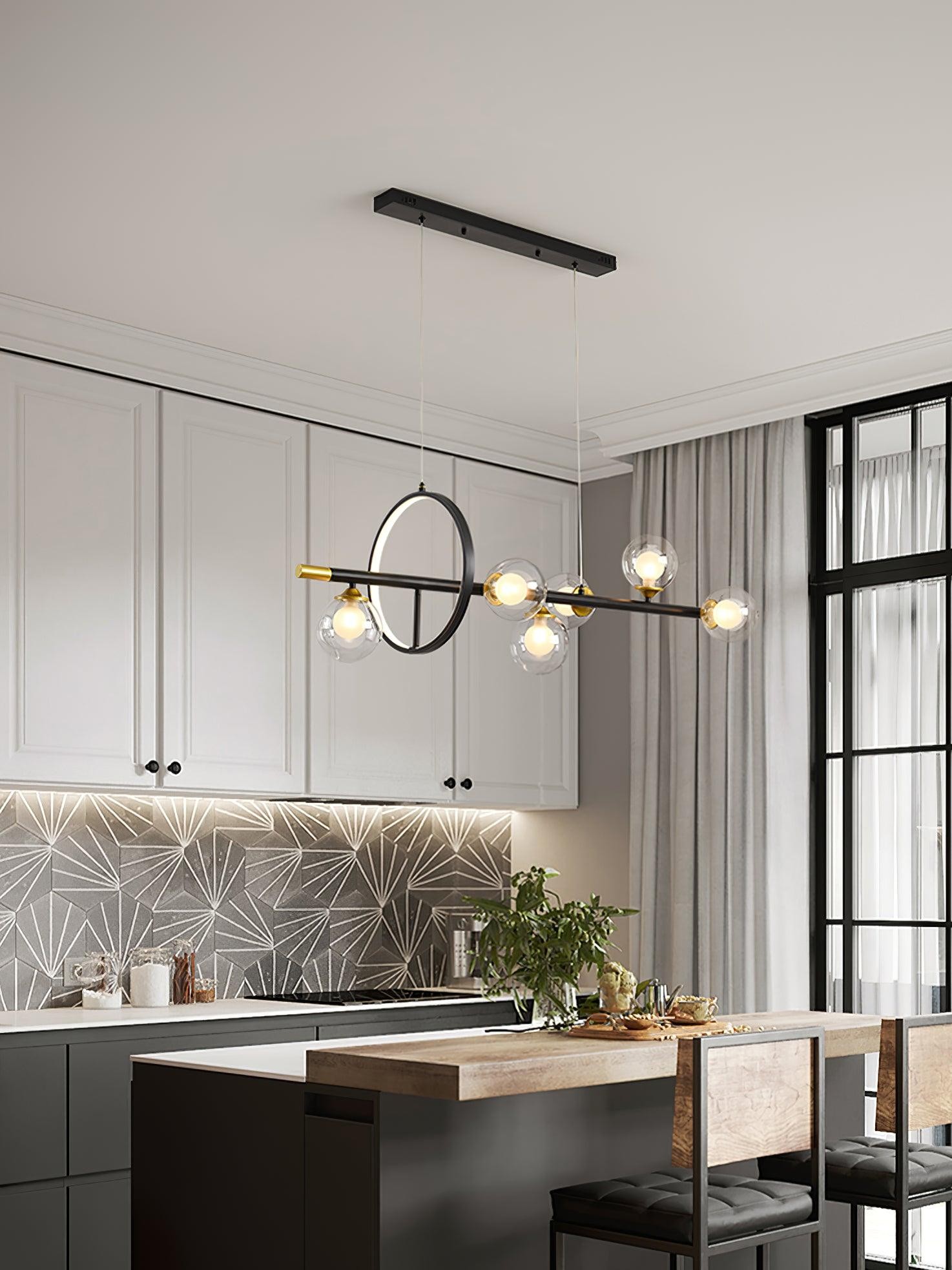 Creative Horizontal Long Bar Chandelier M68