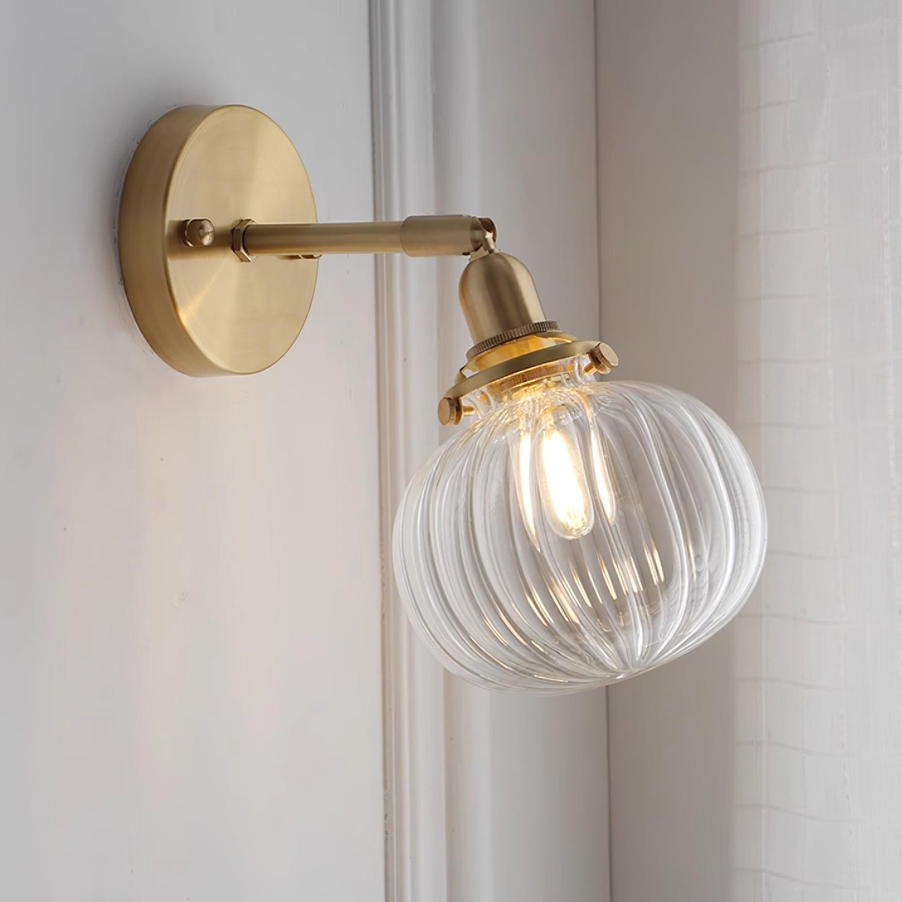 Simple Hallway Entrance Pumpkin Pattern Wall Lamp M210