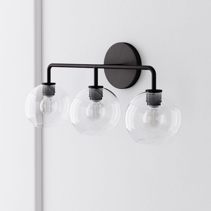 Selvion Artistic Globe Sconce Light - Handcrafted Glass Sculptural Wall Fixture T021