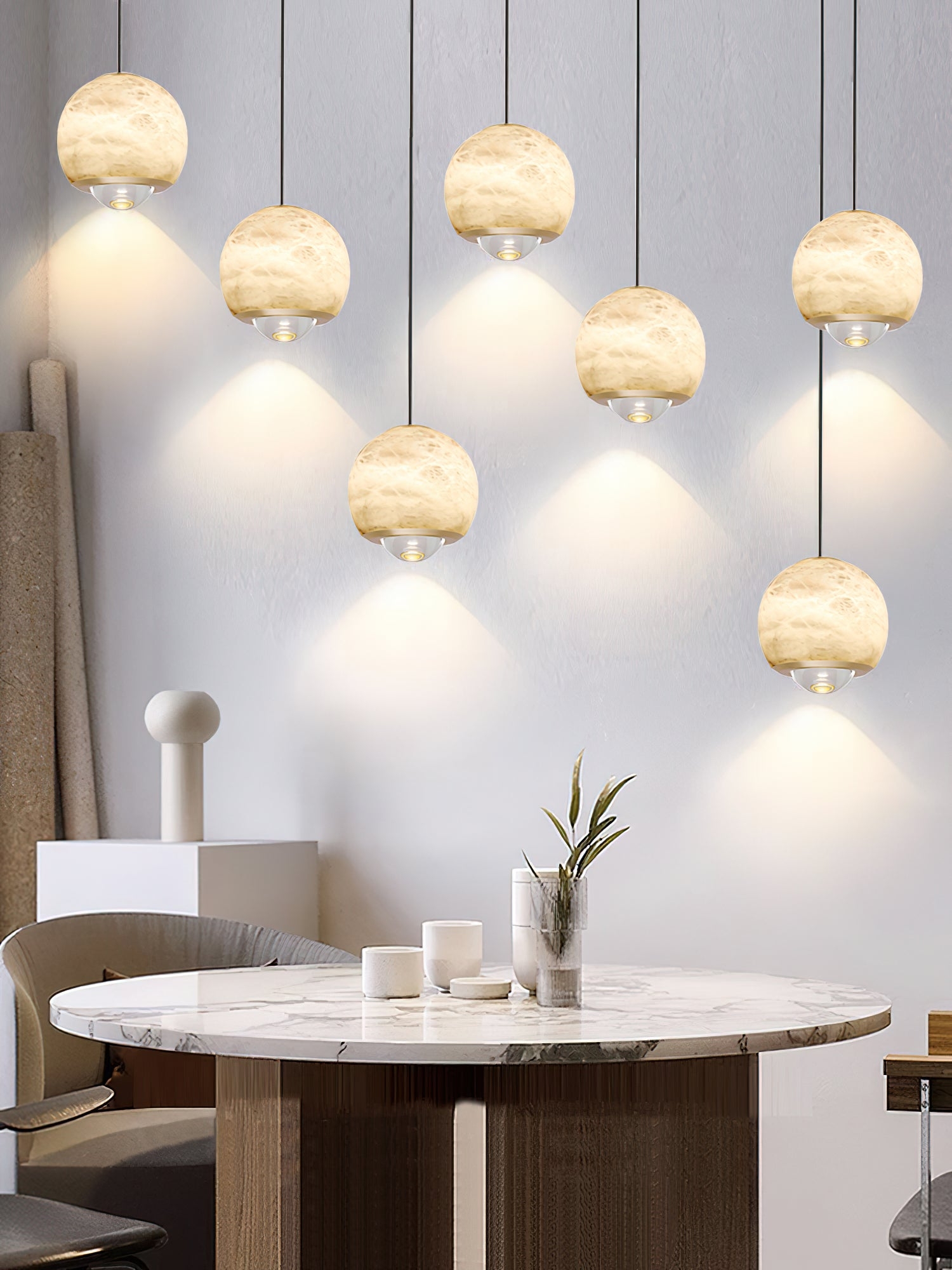 Ferox Alabaster Pendant Light D422