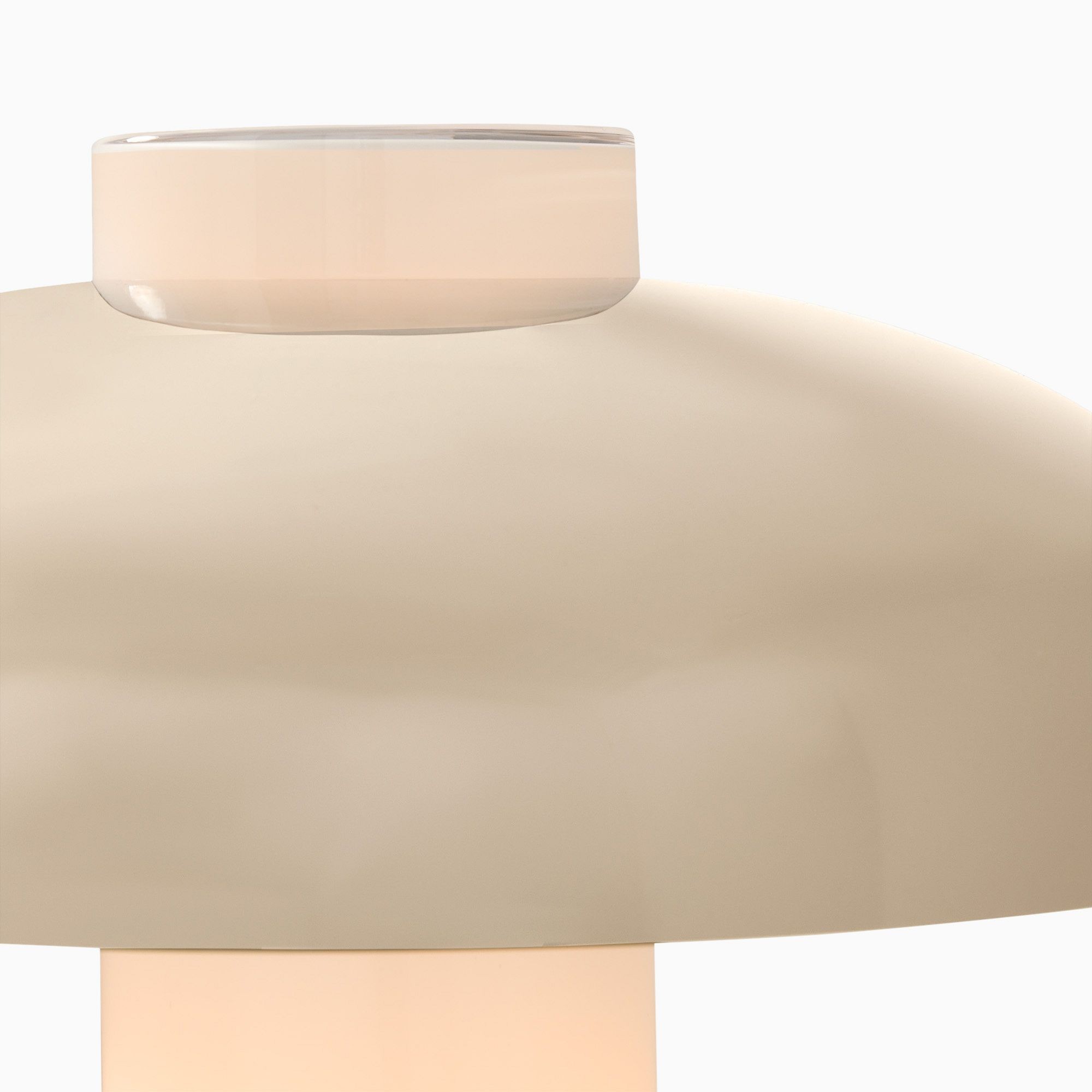Nera Curved Accent Lamp - Organic Modern Design with Soft Glow for Nightstand T629