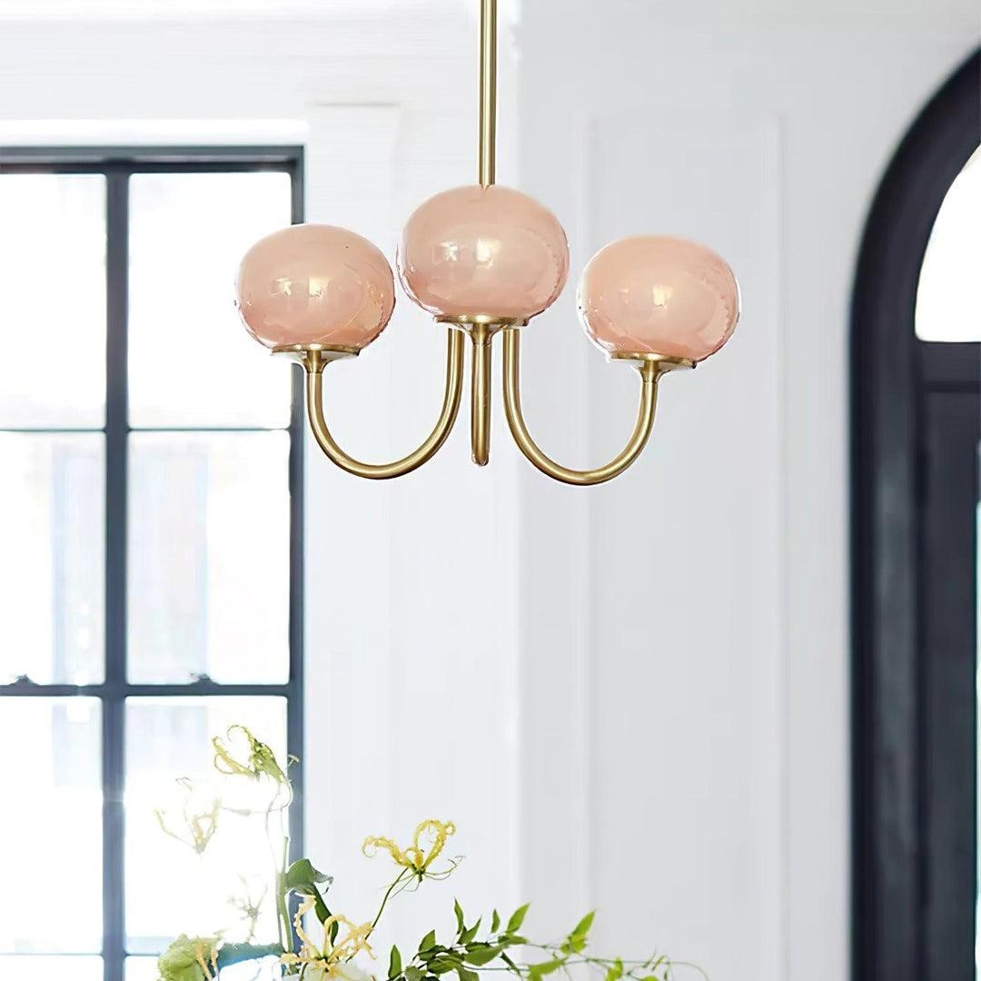 Nordic Bauhaus Glass Marshmallow Chandelier S168
