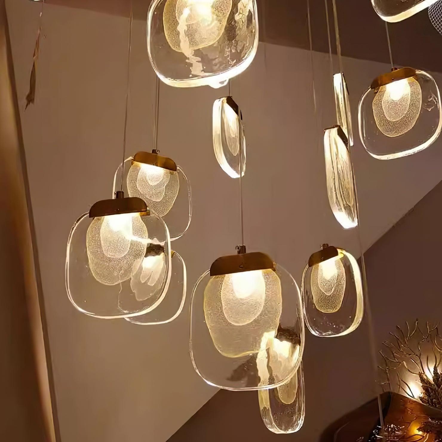 Glass Ripples Pendant Lamp M258