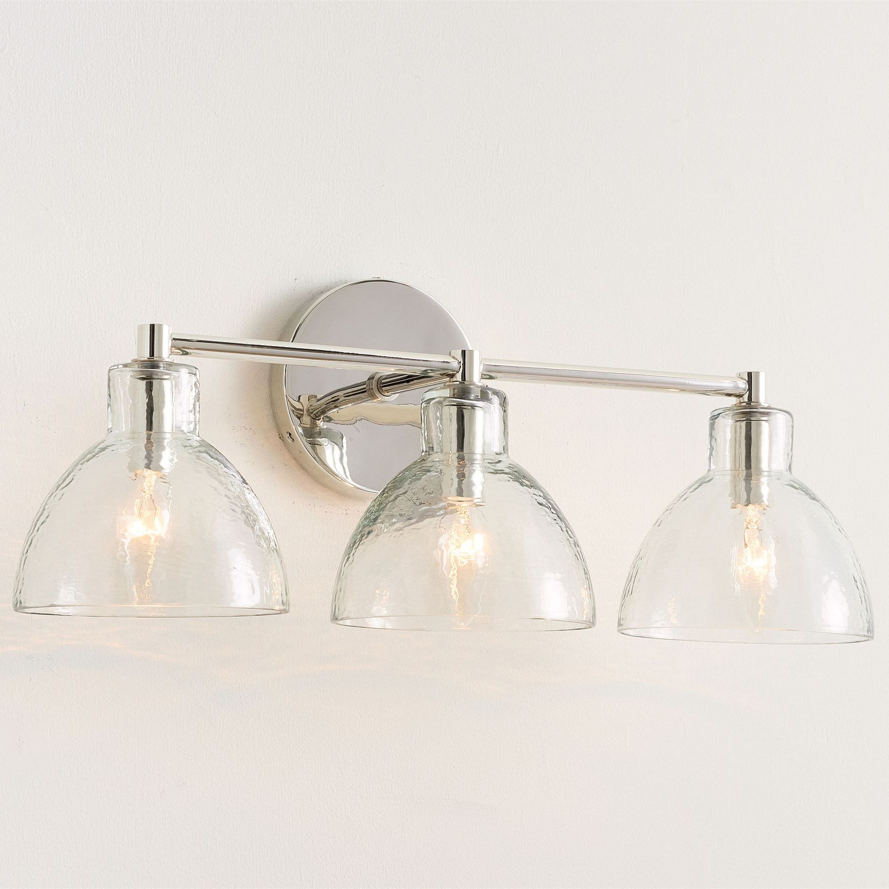 Glavira Recycled Glass Double Sconce - Indoor Brass Wall Lighting T049