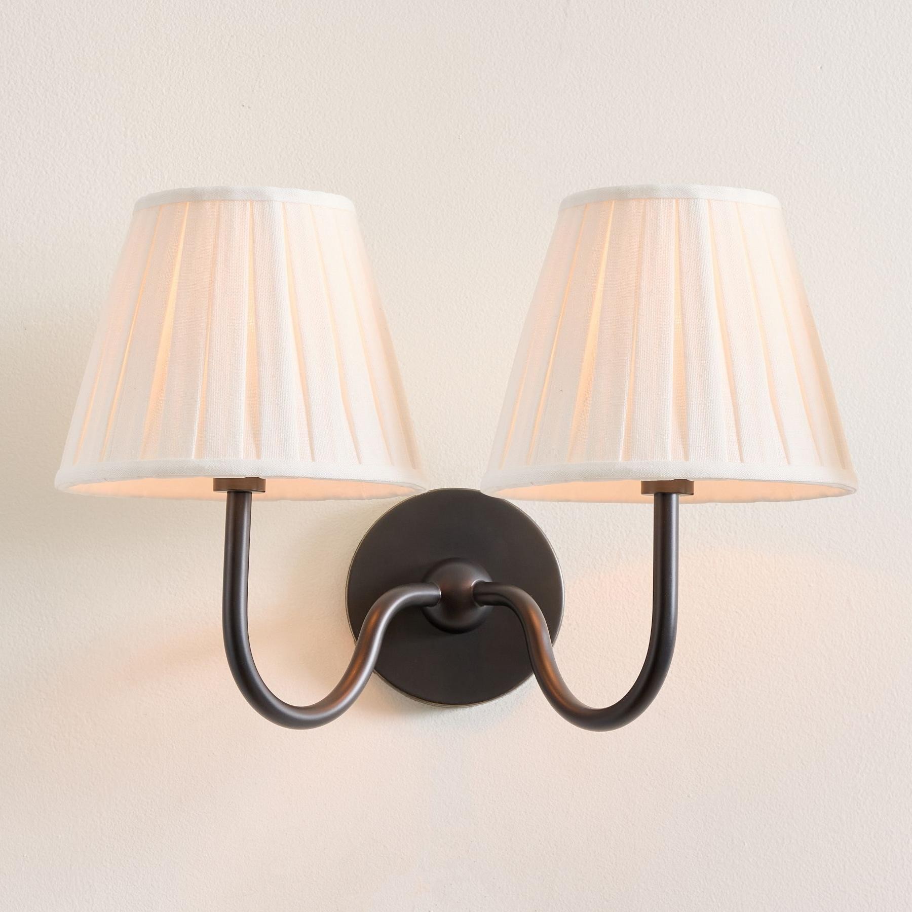 Luvora Modern Pleated Shade Wall Lamp for Bedroom & Living Room T036