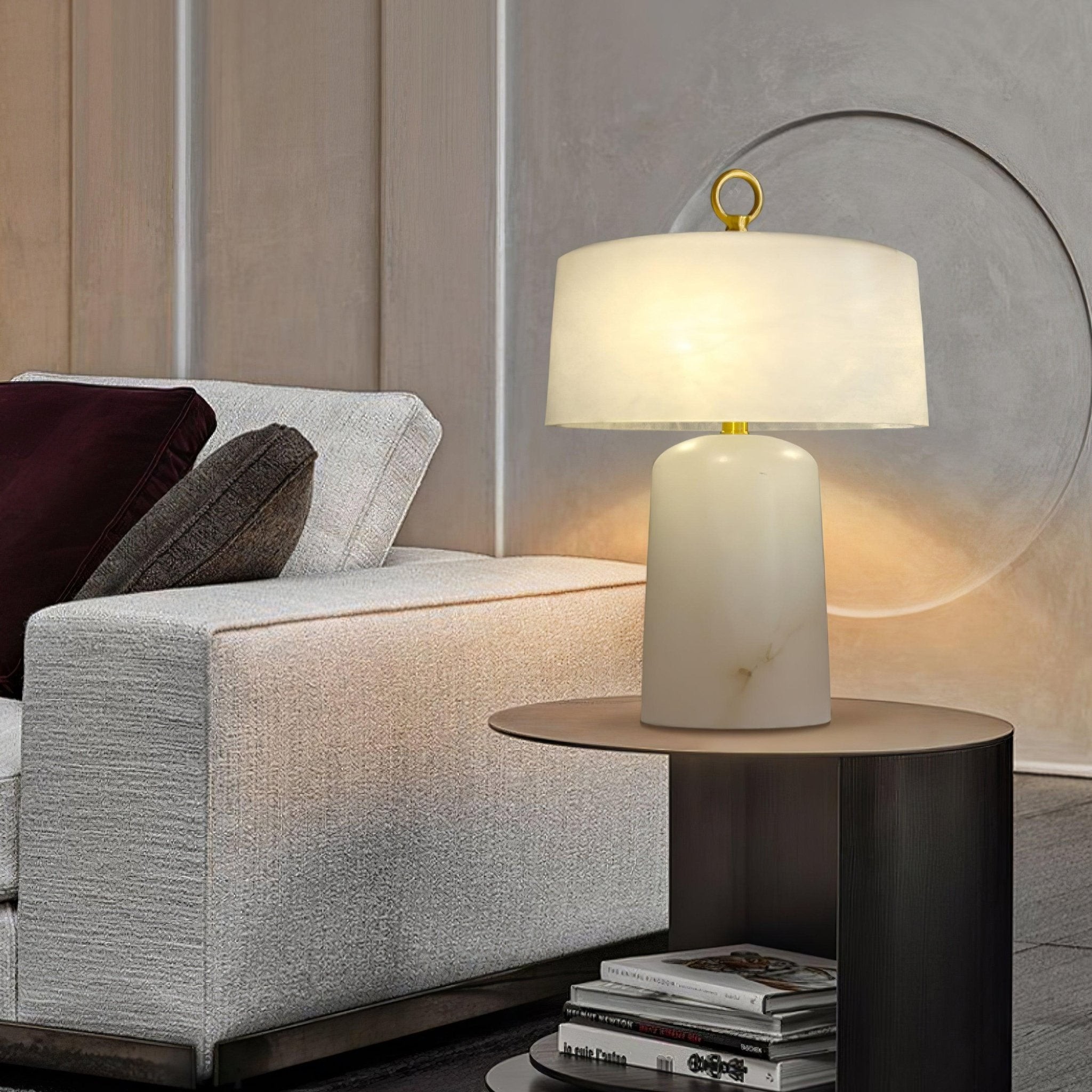Light Luxury Style Marble Stone Table Lamp M583