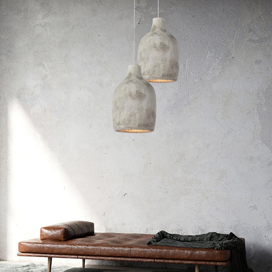 Nordic Industrial Milk Can Resin Pendant Light S171