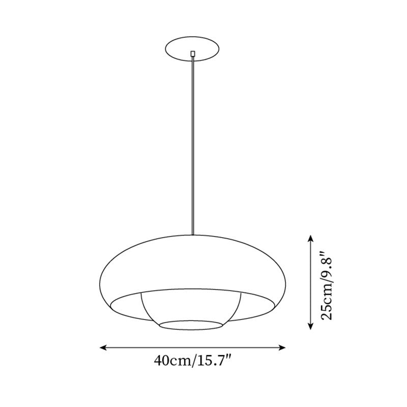 Nordic Style Dome Pendant Lamp M187