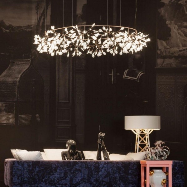 Scandinavian Branching LED Chandelier for Living Room