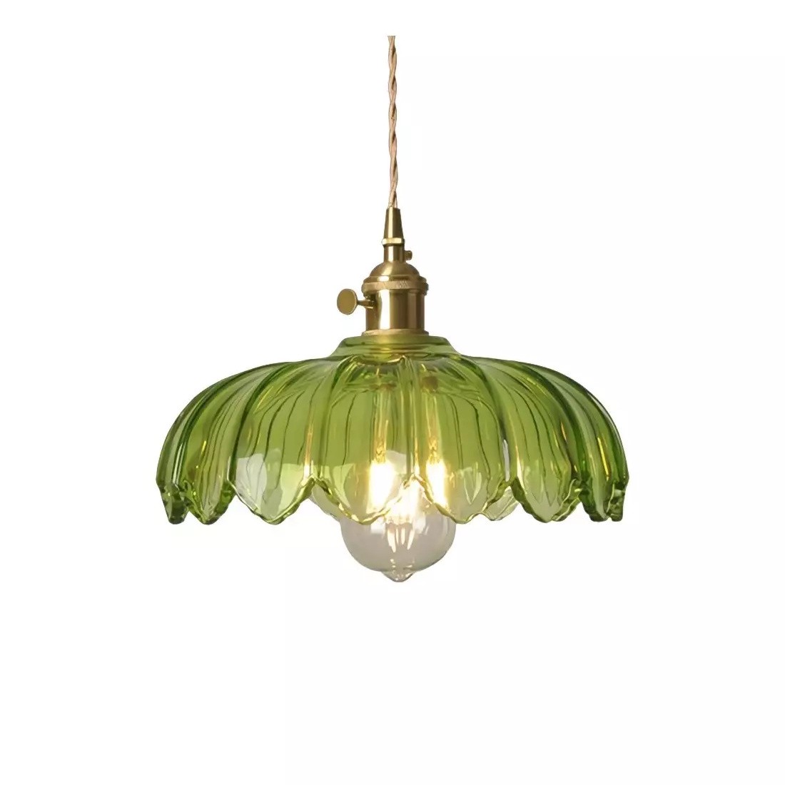 Retro Petal Glass Pendant Light S89