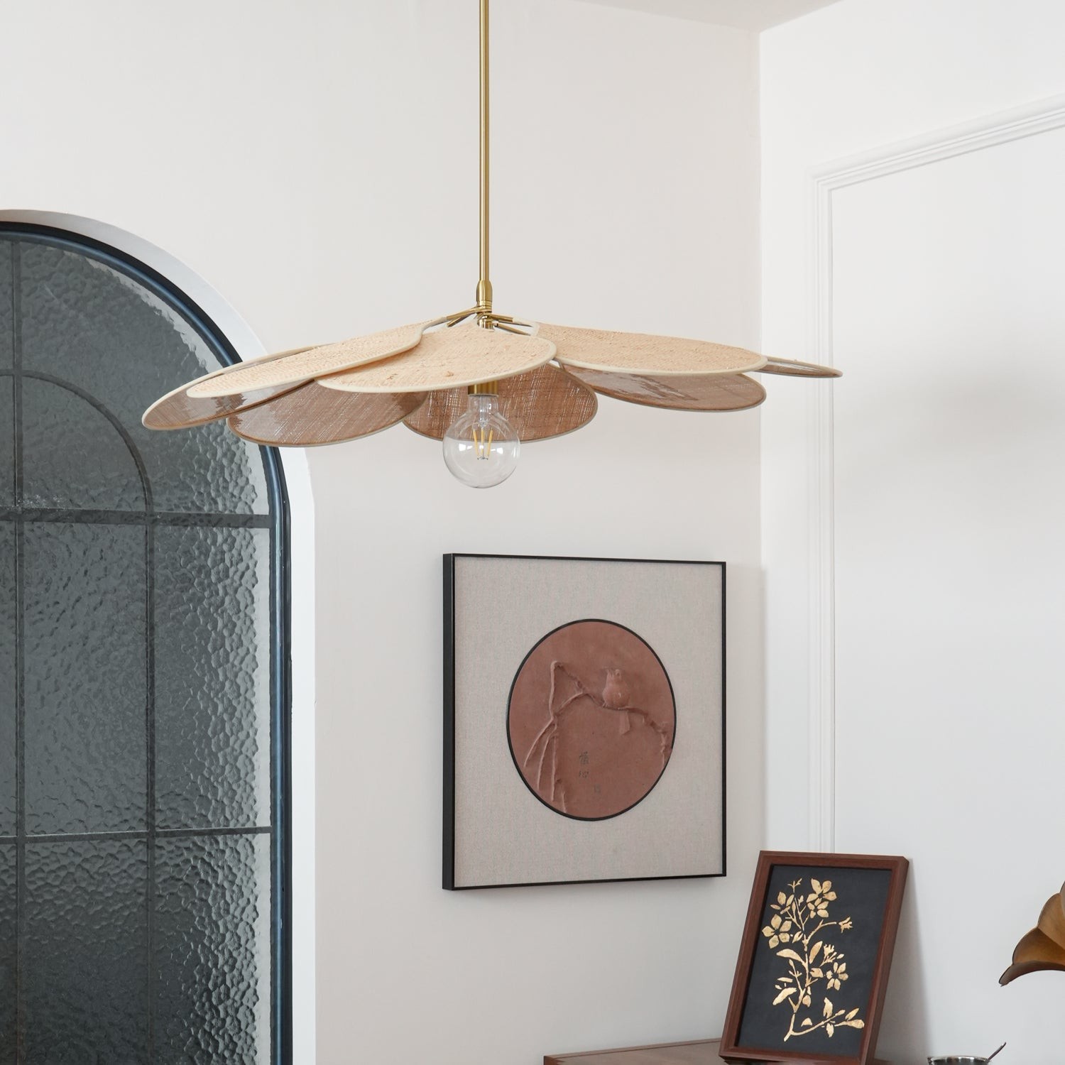 Petals Bloom Rattan Pendant Lamp M532