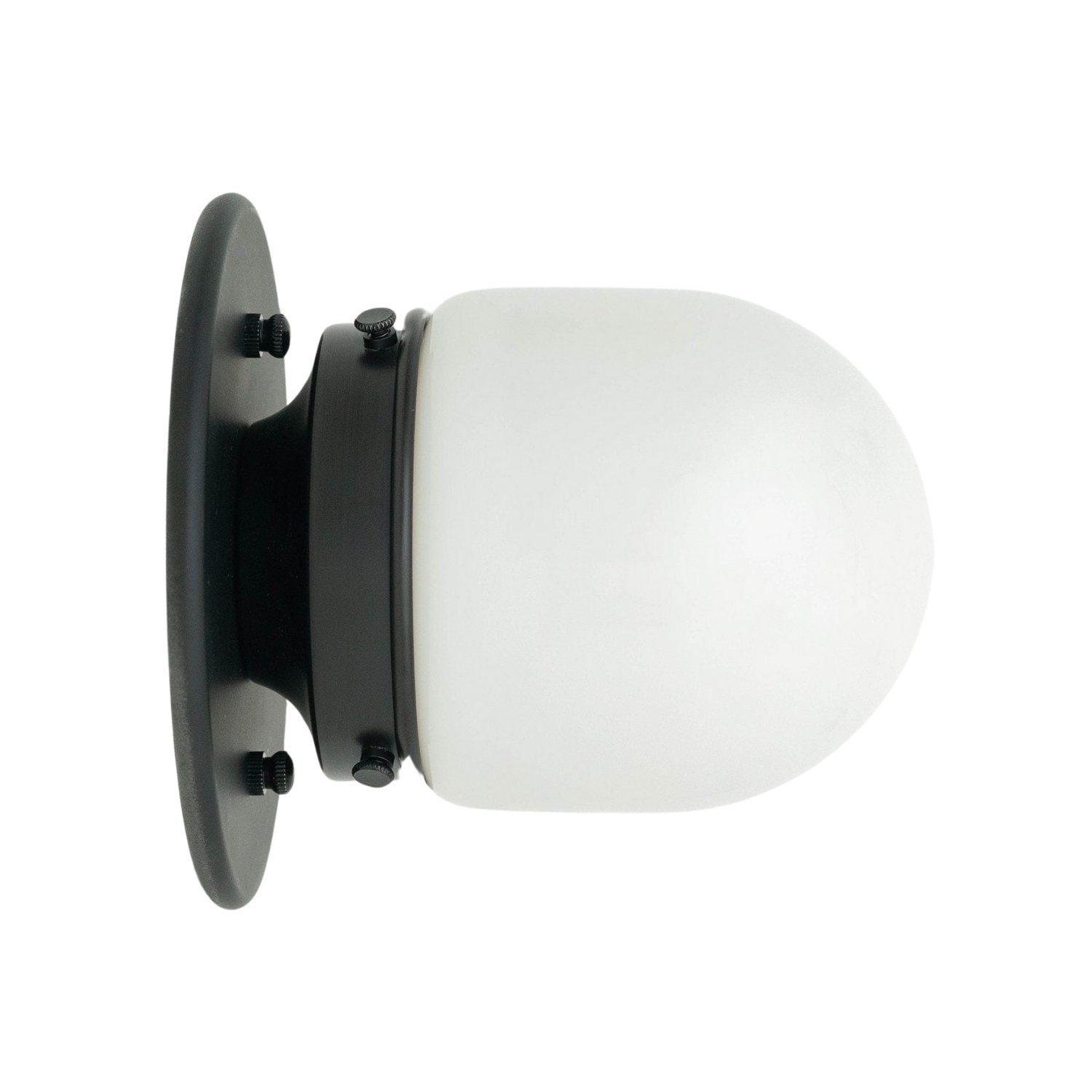 Opalume Glass Flush Mount Ceiling and Wall Light - Art Deco Small Globe Fixture T300