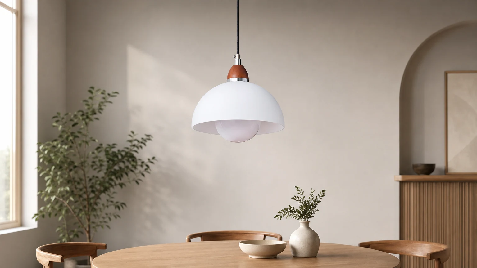 Lampa Wisząca Milagro D51 w ciepłej oprawie wnętrza