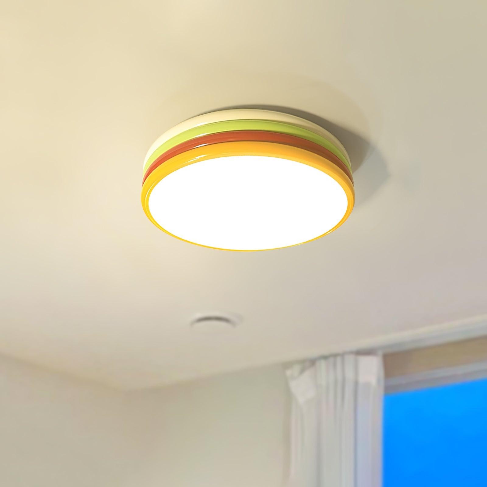Scandinavian Simple Colorful Acrylic Ceiling Lamp For Bedroom M393