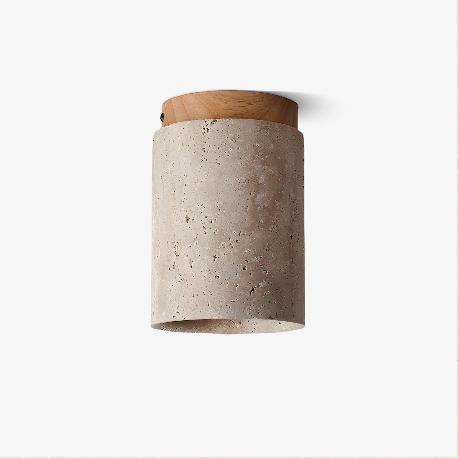Marble Travertine Column Ceiling Lamp M510