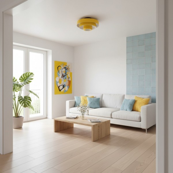 Triple Layer Disc Macaron Cake Bauhaus Ceiling Light S361