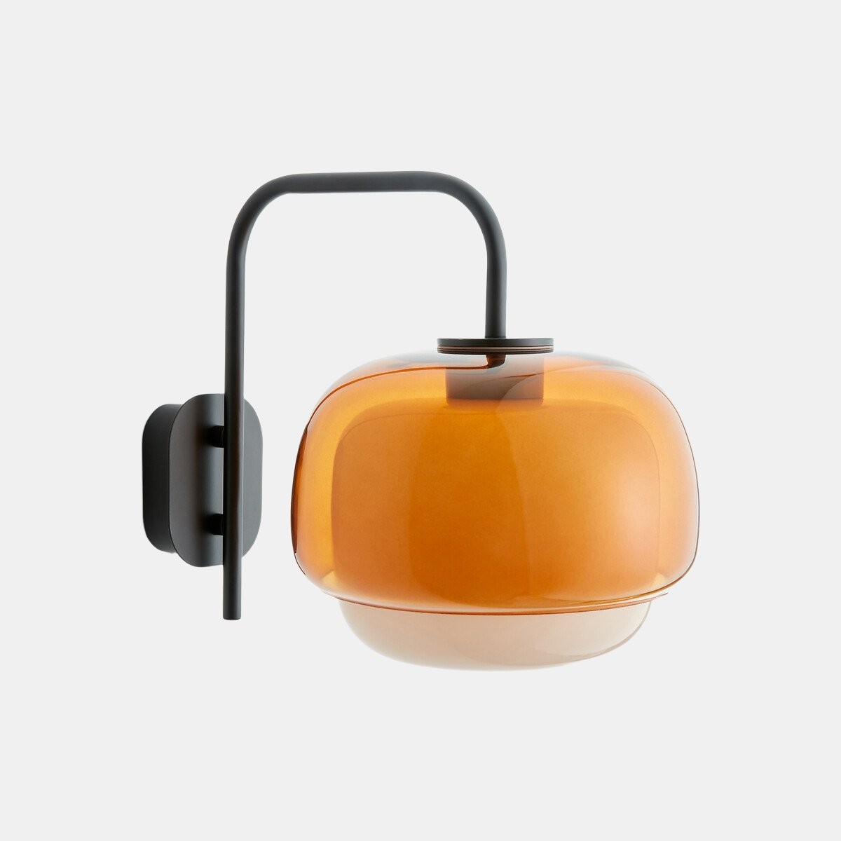 Clinco Colored Modern Vintage Glass Wall Lamp - Soft Mushroom Glow T416