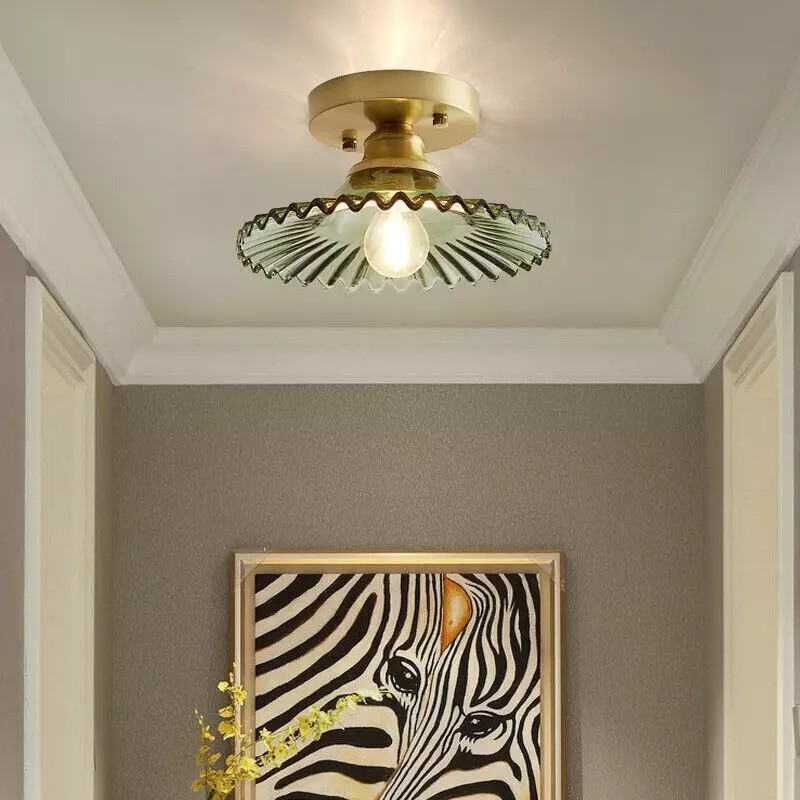 Japanese Retro Glass Ceiling Lamp S60