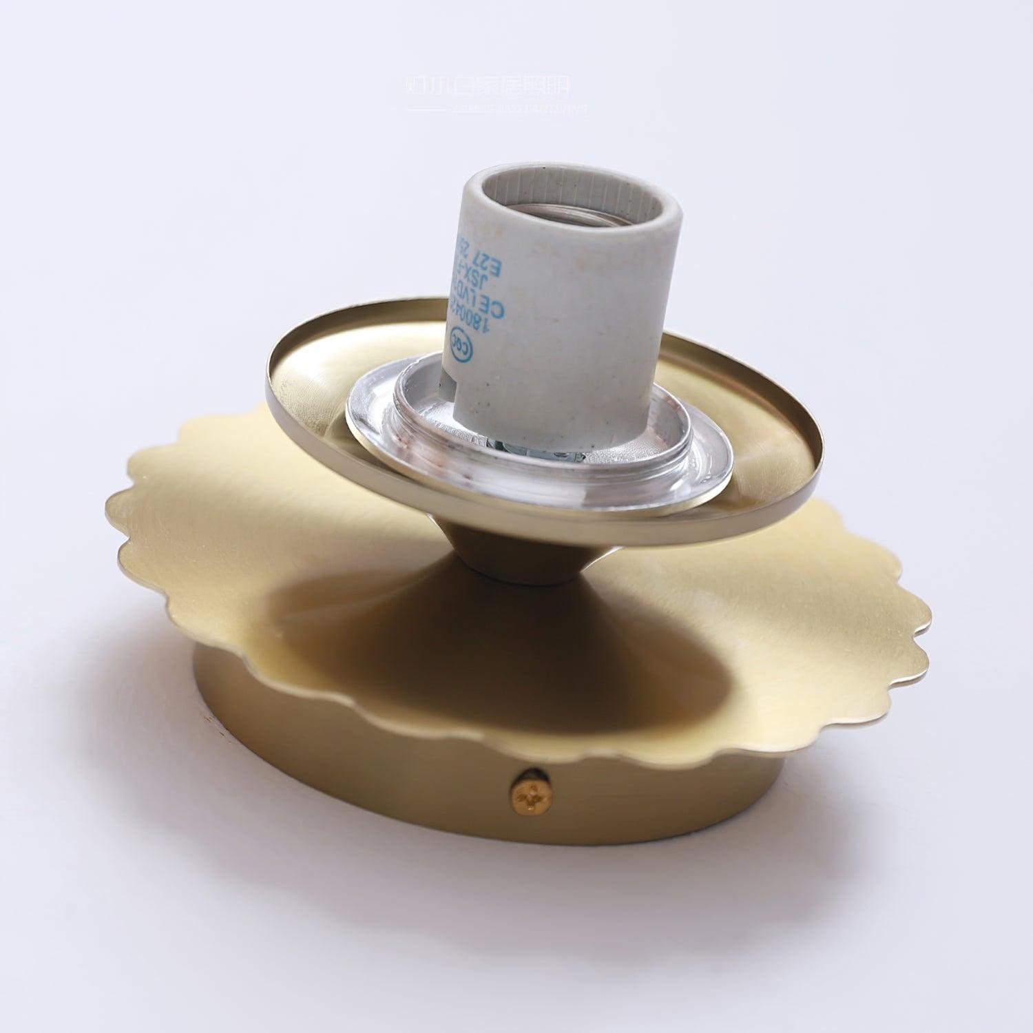Bauhaus Cream Marshmallow Glass Wall Sconce S129