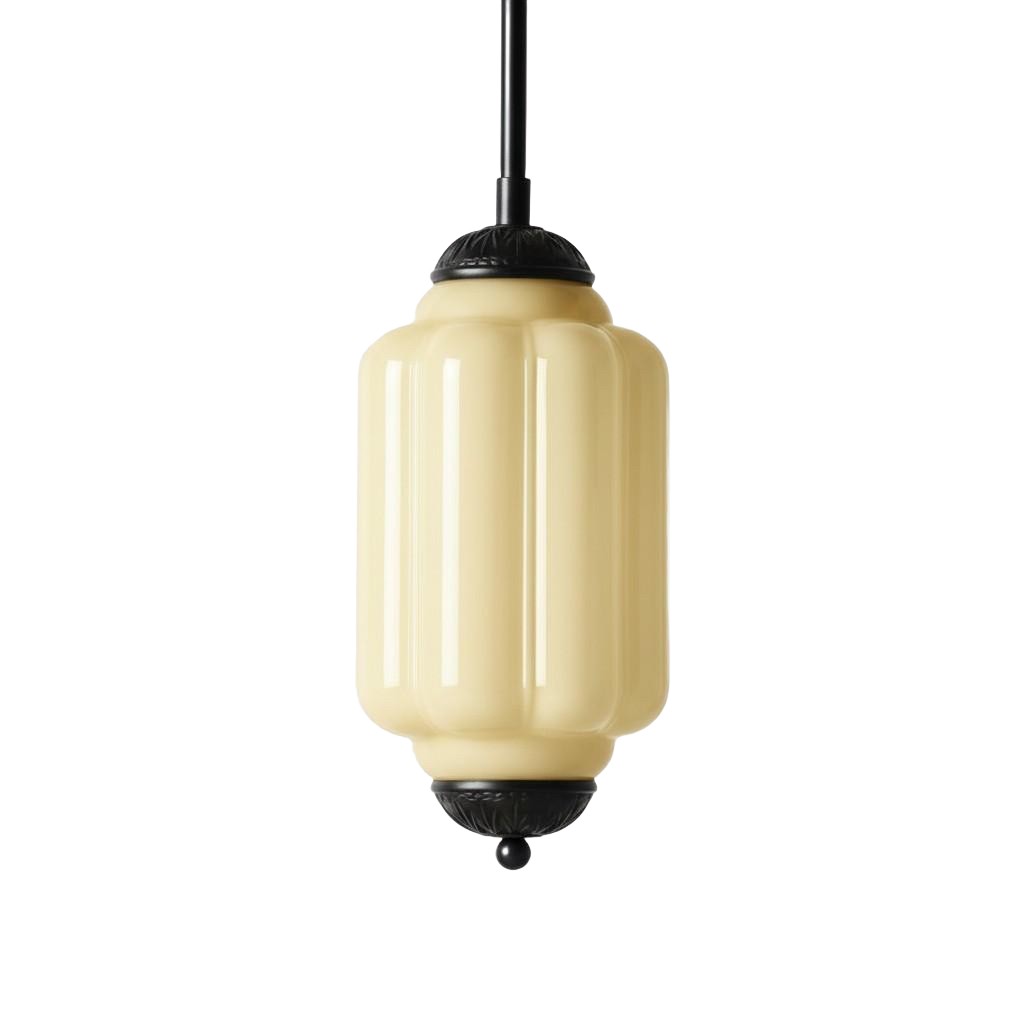 Eloise Simple Glass Irregular Lantern Pendant Lamp G23