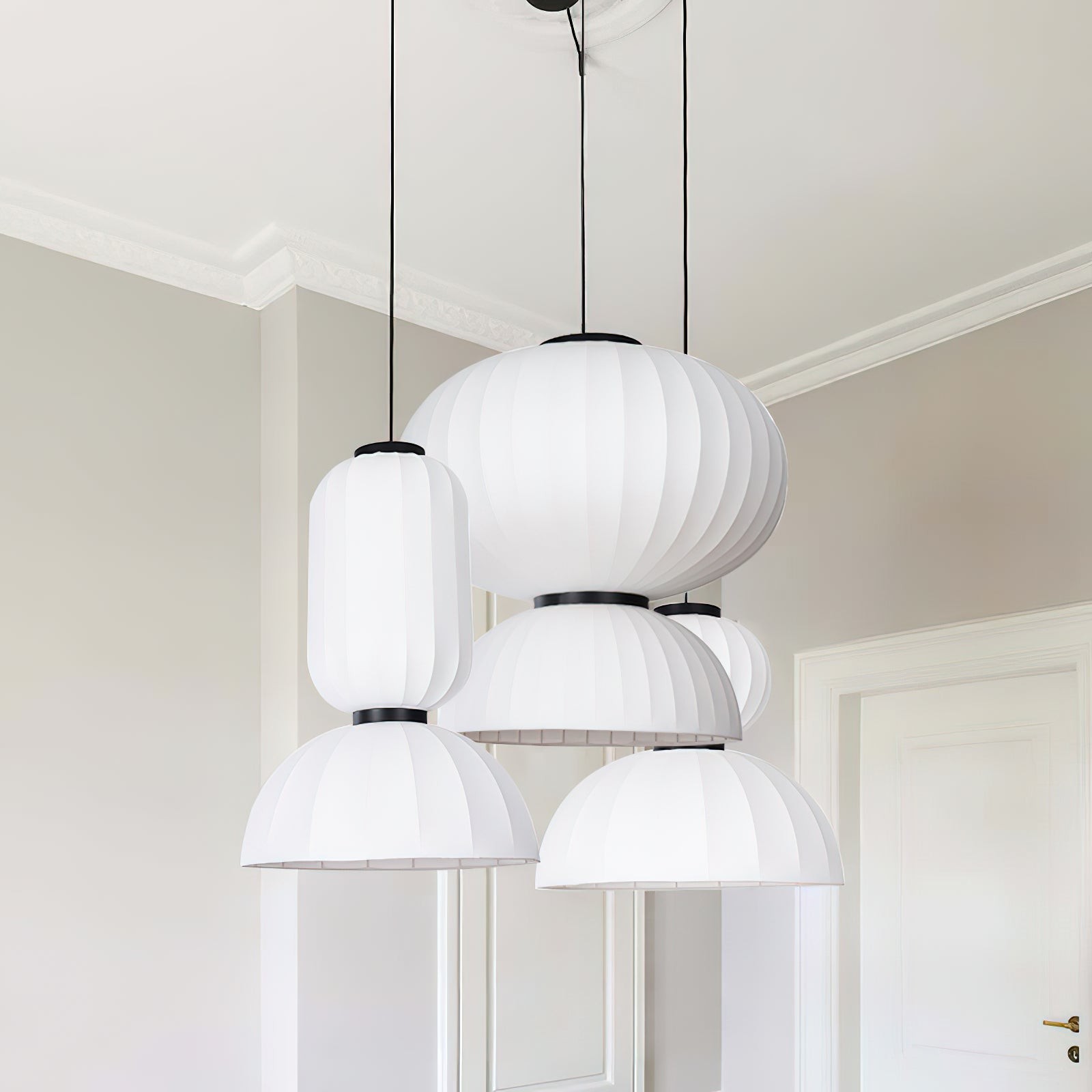 Mulberry Silk Lantern Pendant Light M536