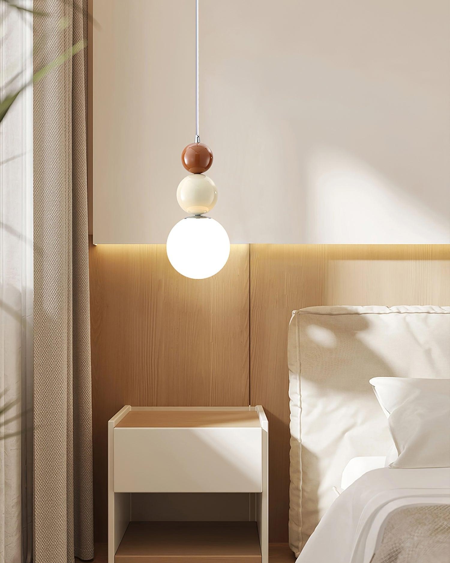 Nordic Cream Modern Simple Dot Pendant Lamp M387