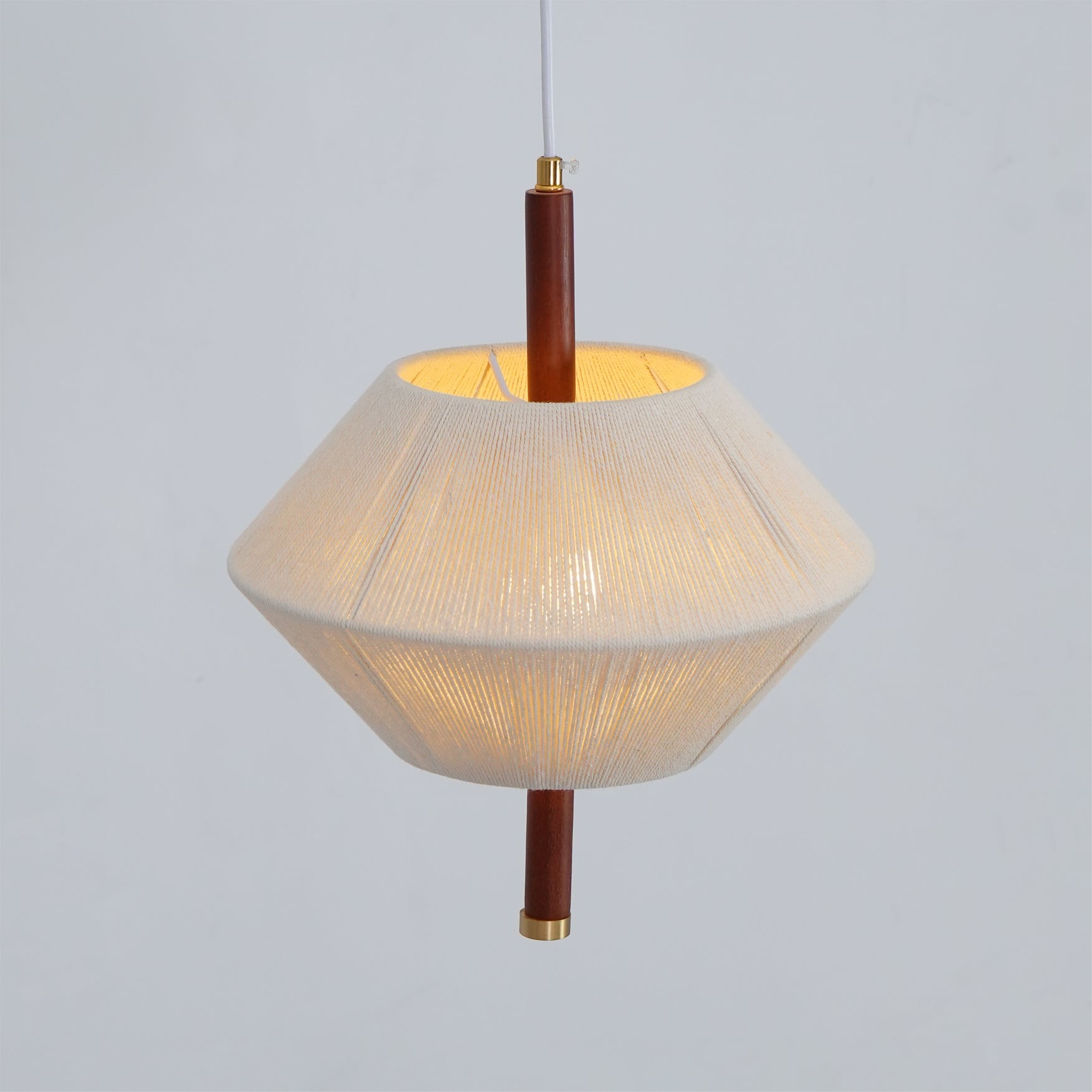 Japanese Wabi-Sabi Style Woven Fabric Pendant Lamp M109