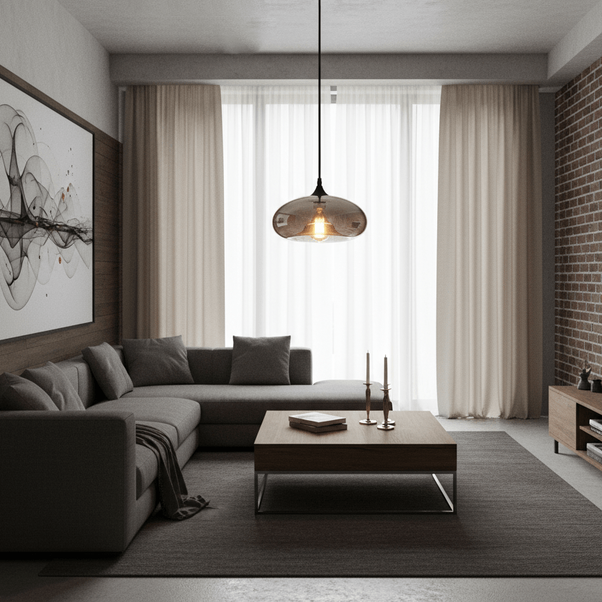 Bottle Pendant Light D363