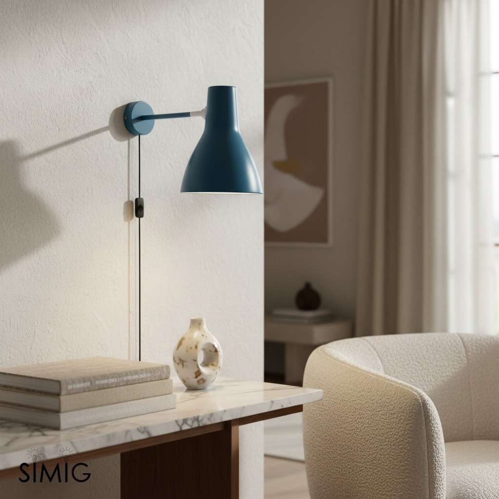 Modryx Adjustable Wall Light - Modern Minimalist Aluminium Lamp for Living Spaces T538