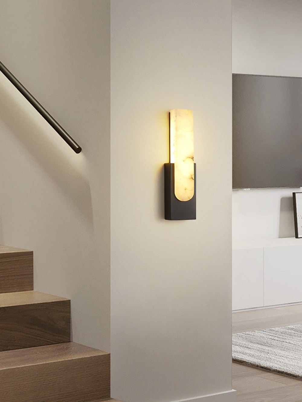 Agatha Alabaster Wall Lamp D395