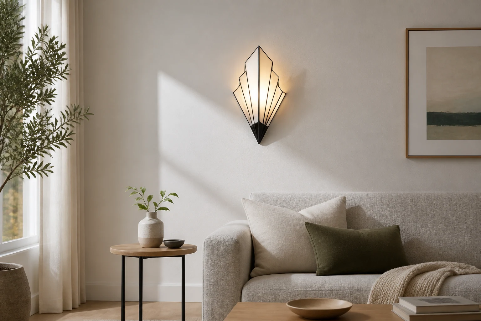 Kinkiet Kelsar w scenie lifestylowej