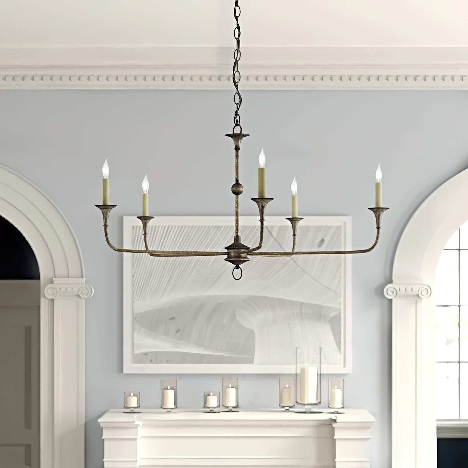 Mid Century Vintage Chandelier M126