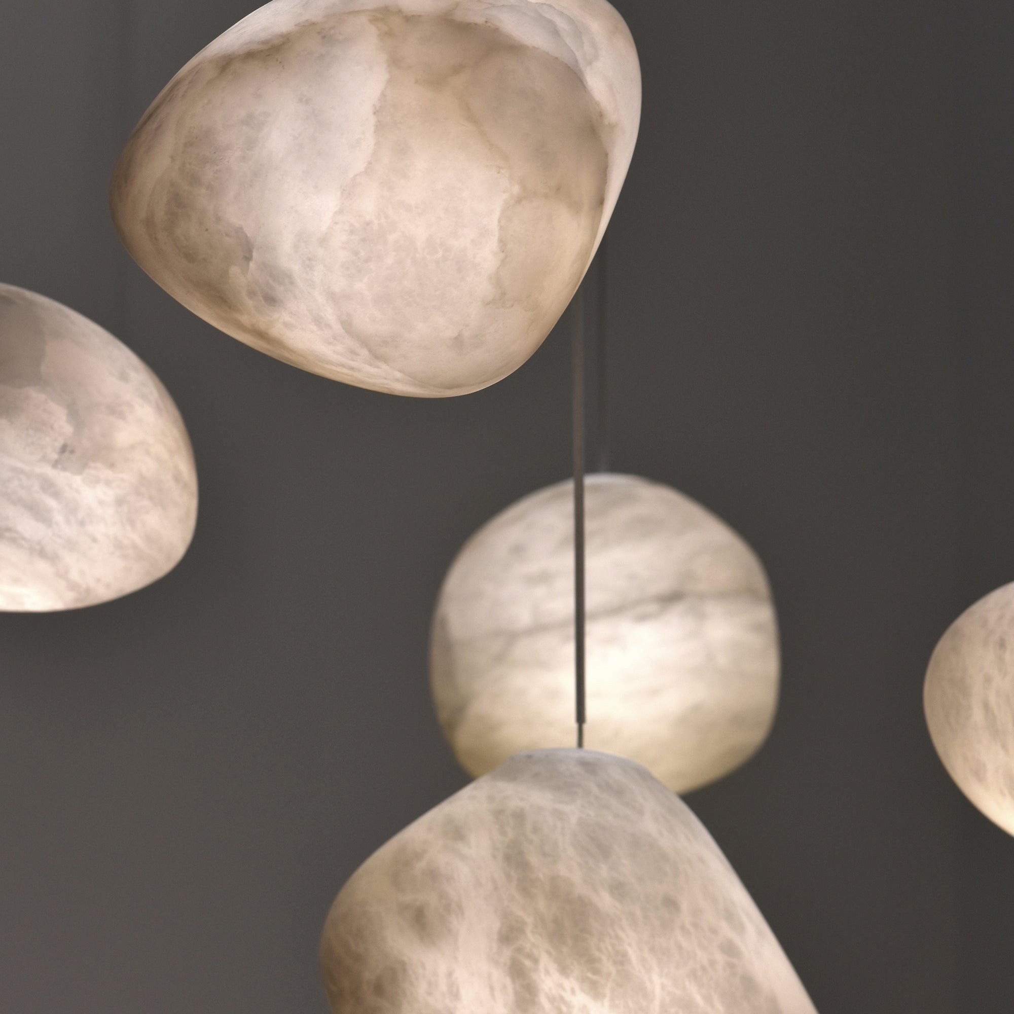 Pebbles Alabaster Pendant Lamp M439