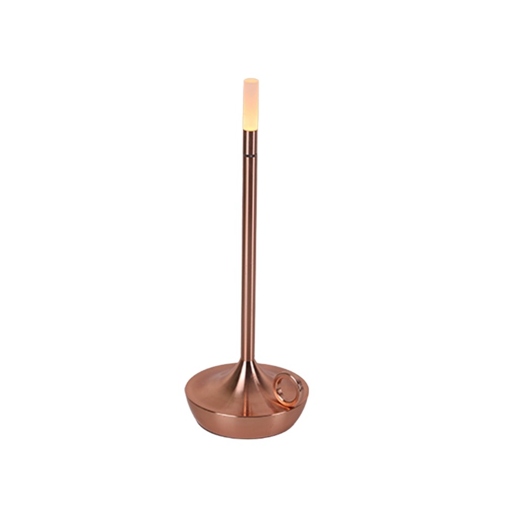 Metal Candle Touch Dimmable Rechargeable Table Lamp S183