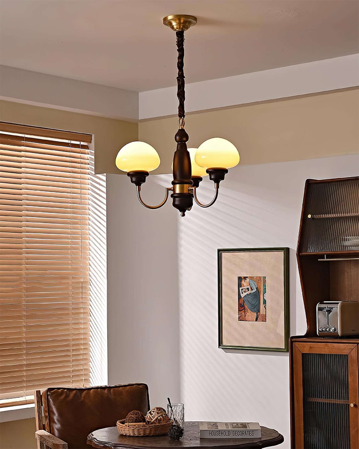 American Retro Mushroom Chandelier M232