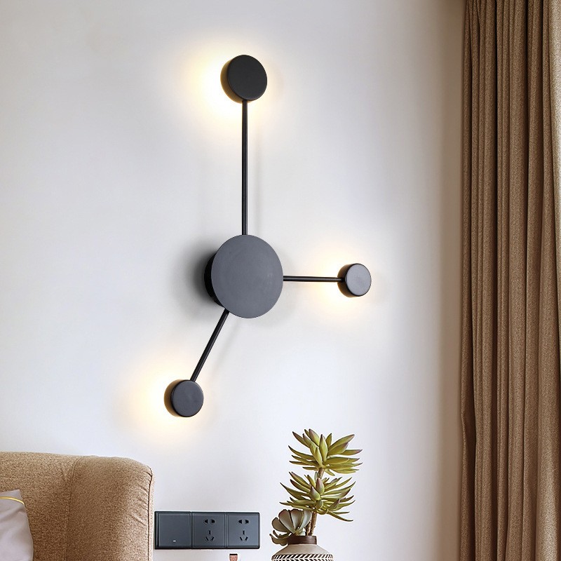 Modern Art Circle Linear LED Wall Light S102